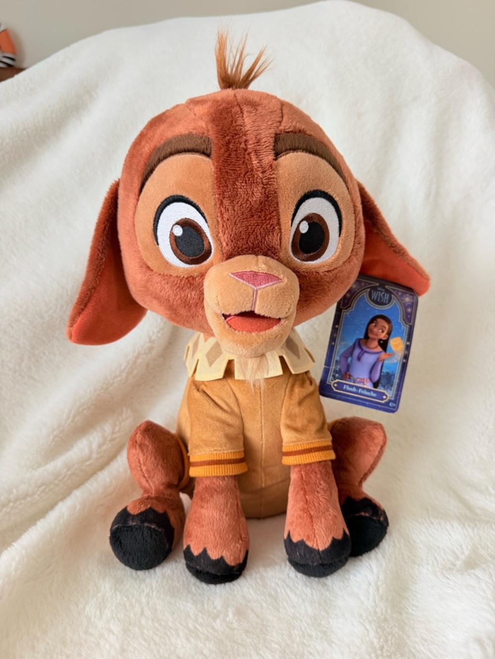 Disney Parks Animation Studios Wish Valentino Plush Toy 13" New with Tags